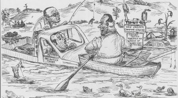 Lyle Baker Cartoon – Burrinjuck Fishing Trip